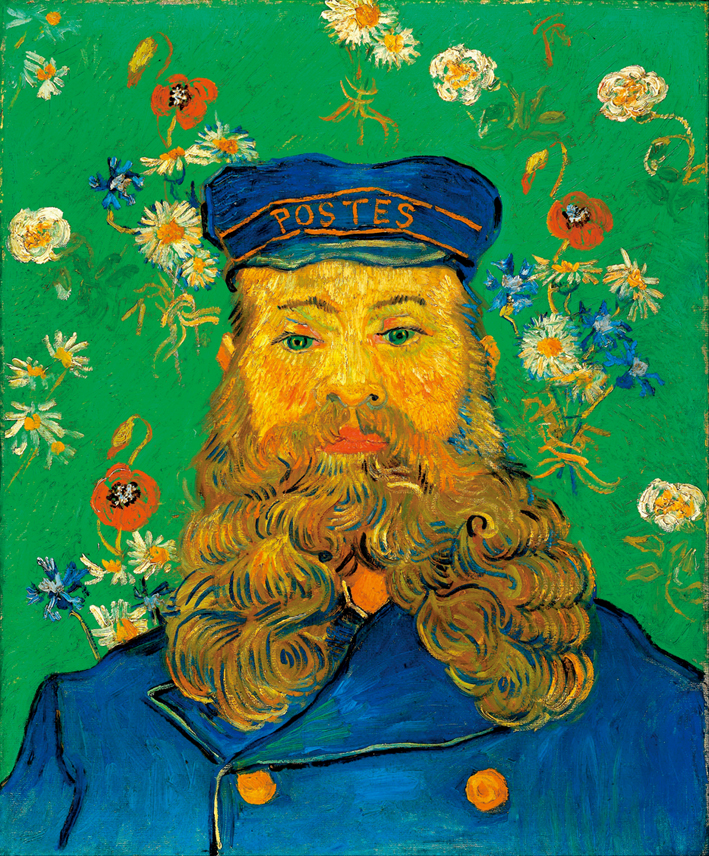  文森特·威廉·梵高  Vincent Willen Van Gogh —— 邮递员约瑟夫·卢兰的肖像 (4)